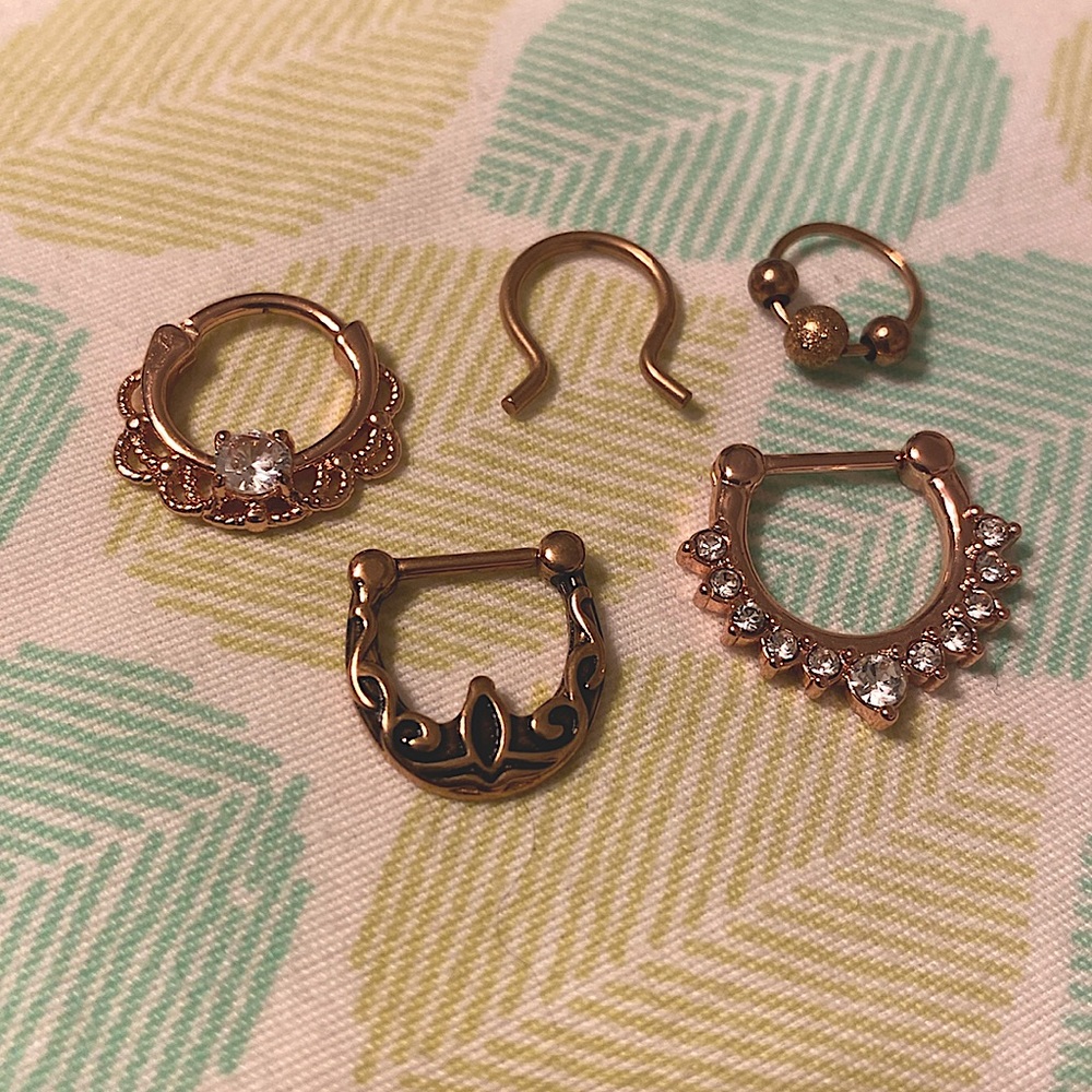 NWOT 16g Septum Bundle